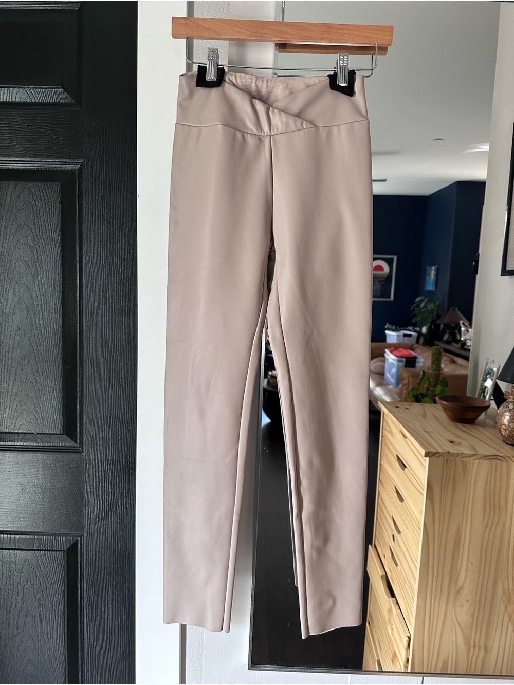 Women’s Slim Faux-Leather Pants